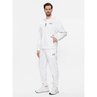 EA7 Modell 8NPV08_PN4HZ Weiß Sport Trainingsanzug - Tracksuit EA7 Modell 8NPV08_PN4HZ Weiß Sport Trainingsanzug - Tracksuit