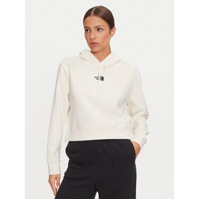 The North Face Sweatshirt Essential NF0A89EX Écru Regular Fit L female The North Face Sweatshirt Essential NF0A89EX Écru Regular Fit L female