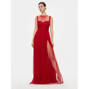 Elisabetta Franchi Abendkleid AB-400-36E2-V890 Rot Regular Fit 40 female