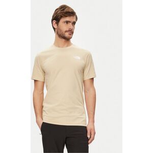 The North Face T-Shirt Redbox NF0A87NP Beige Regular Fit XL male