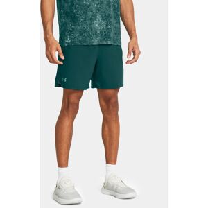 Under Armour Sportshorts Ua Vanish Woven 6In Shorts 1373718-449 Grün Fitted Fit L male