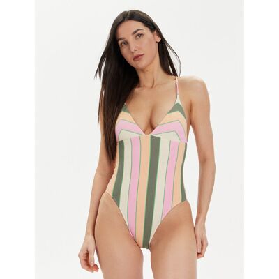Roxy Badeanzug Vista Stripe One Piece ERJX103639 Bunt M female Roxy Badeanzug Vista Stripe One Piece ERJX103639 Bunt M female