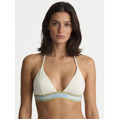 Calvin Klein Swimwear Bikini-Oberteil LV00Q61214 Creme M female Calvin Klein Swimwear Bikini-Oberteil LV00Q61214 Creme M female