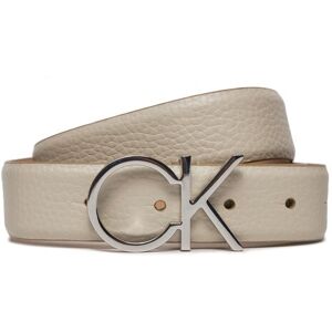 Calvin Klein Damengürtel Ck Logo Belt 3.0 Pebble K60K611903 Écru 100 female