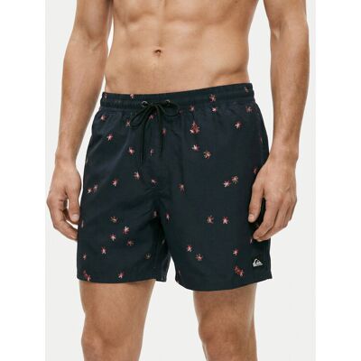 Quiksilver Badeshorts Everyday Printed Volley 15 EQYJV04219 Schwarz Regular Fit M male Quiksilver Badeshorts Everyday Printed Volley 15 EQYJV04219 Schwarz Regular Fit M male