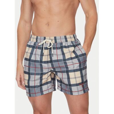 Barbour Badeshorts Staple Tartan MSW0065TN31 Grau Regular Fit M male Barbour Badeshorts Staple Tartan MSW0065TN31 Grau Regular Fit M male