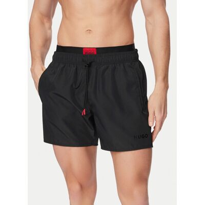 HUGO Badeshorts Galaxy Swim 50561128 Schwarz Regular Fit XXL male HUGO Badeshorts Galaxy Swim 50561128 Schwarz Regular Fit XXL male