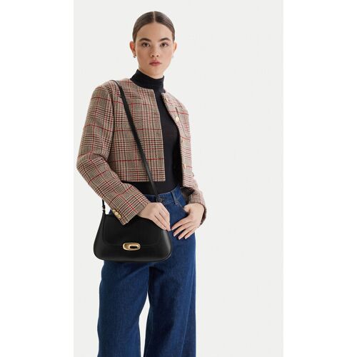 Calvin Klein Handtasche Hardware Flap Medium Crossbody LV04F3401G Schwarz OS female