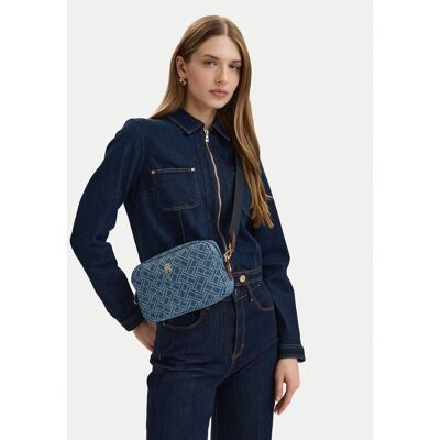 Tommy Hilfiger Handtasche Popette Camera Bag Denim Flag AW0AW18610 Blau NOSIZE female Tommy Hilfiger Handtasche Popette Camera Bag Denim Flag AW0AW18610 Blau NOSIZE female