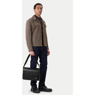 Calvin Klein Umhängetasche Emblem Hw Flap Messenger LV04D3299G Schwarz NOSIZE male Calvin Klein Umhängetasche Emblem Hw Flap Messenger LV04D3299G Schwarz NOSIZE male