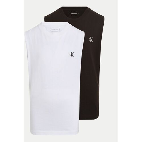 Calvin Klein Jeans 2er-Set Tops Monologo IB0IB02443 Bunt Regular Fit 12Y male
