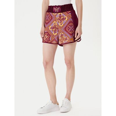 adidas Sportshorts FARM Premium JW4482 Dunkelrot Loose Fit XL female adidas Sportshorts FARM Premium JW4482 Dunkelrot Loose Fit XL female