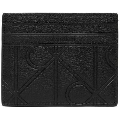 Calvin Klein Kreditkartenetui Xl Emblem Aop Emboss Card Case LV04D1174G Schwarz NOSIZE male Calvin Klein Kreditkartenetui Xl Emblem Aop Emboss Card Case LV04D1174G Schwarz NOSIZE male