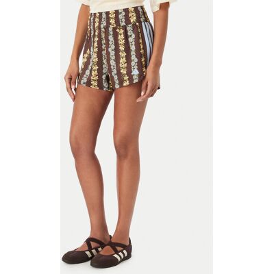 adidas Sportshorts Farm Rio Pacer KR0229 Braun Loose Fit S female adidas Sportshorts Farm Rio Pacer KR0229 Braun Loose Fit S female