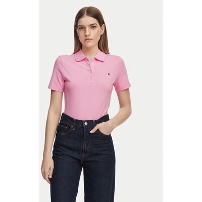 Tommy Hilfiger Poloshirt 1985 WW0WW43225 Hellrosa Slim Fit S female Tommy Hilfiger Poloshirt 1985 WW0WW43225 Hellrosa Slim Fit S female