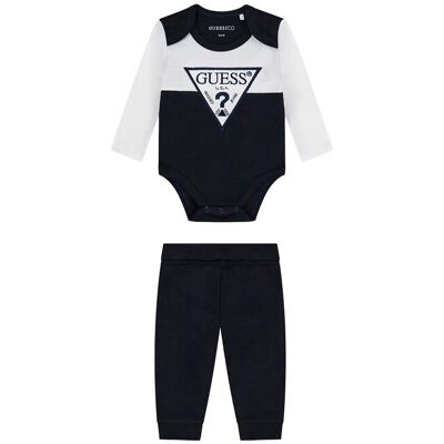 Guess Set Body und Hose H6YG04 4K4125 Schwarz 6_9M unisex Guess Set Body und Hose H6YG04 4K4125 Schwarz 6_9M unisex
