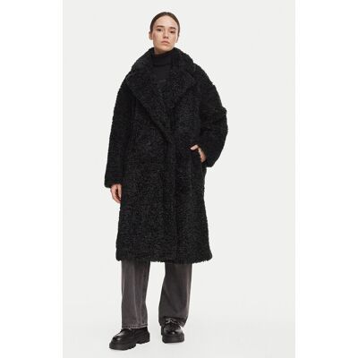 HUGO Kunstfellmantel Malite-1 50570962 Schwarz Oversize 40 female HUGO Kunstfellmantel Malite-1 50570962 Schwarz Oversize 40 female