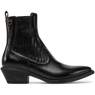 PINKO Cowboystiefel Tex 14 SD0345P083 Schwarz 35 female PINKO Cowboystiefel Tex 14 SD0345P083 Schwarz 35 female