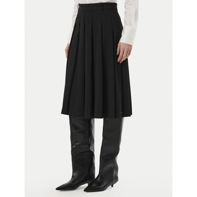 Tommy Hilfiger Faltenrock WW0WW51588 Schwarz A-Line Fit 38 female Tommy Hilfiger Faltenrock WW0WW51588 Schwarz A-Line Fit 38 female