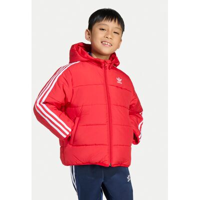 adidas Winterjacke adicolor JV8550 Rot Loose Fit 4_5Y male adidas Winterjacke adicolor JV8550 Rot Loose Fit 4_5Y male