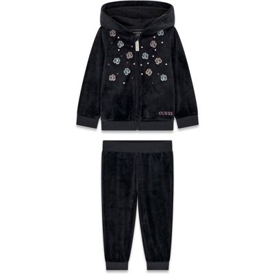 Guess Jogginganzug K6BG05 K5912 Schwarz Regular Fit 4Y female Guess Jogginganzug K6BG05 K5912 Schwarz Regular Fit 4Y female