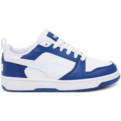 Puma Rebound V6 Lo Jr Unisex Blau Sneakers - Sneakers Puma Rebound V6 Lo Jr Unisex Blau Sneakers - Sneakers