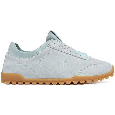 Calvin Klein Sneakers Low Profile Run Mg Sue Db Laces HW0HW03150 Hellblau 38 female Calvin Klein Sneakers Low Profile Run Mg Sue Db Laces HW0HW03150 Hellblau 38 female