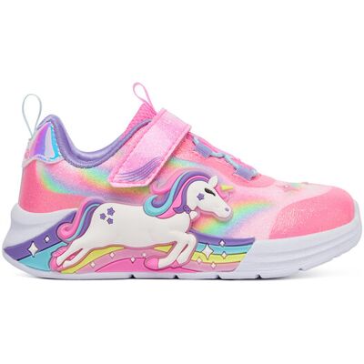 Skechers Sneakers S-Lights - Unicorn Chaser 302298N/PKMT Rosa 25 female Skechers Sneakers S-Lights - Unicorn Chaser 302298N/PKMT Rosa 25 female