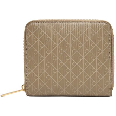Calvin Klein Geldbörse Emblem Aop Square Zip Around LV04F1089G Beige NOSIZE female Calvin Klein Geldbörse Emblem Aop Square Zip Around LV04F1089G Beige NOSIZE female