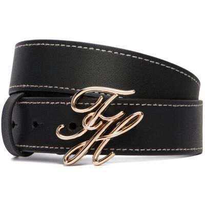 Tommy Hilfiger Gürtel Th Script 3.0 AW0AW18568 Dunkelblau 85 female Tommy Hilfiger Gürtel Th Script 3.0 AW0AW18568 Dunkelblau 85 female