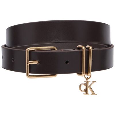 Calvin Klein Gürtel Monogram Charm Keeper Belt 25Mm LV04F7086G Dunkelbraun 100 female Calvin Klein Gürtel Monogram Charm Keeper Belt 25Mm LV04F7086G Dunkelbraun 100 female