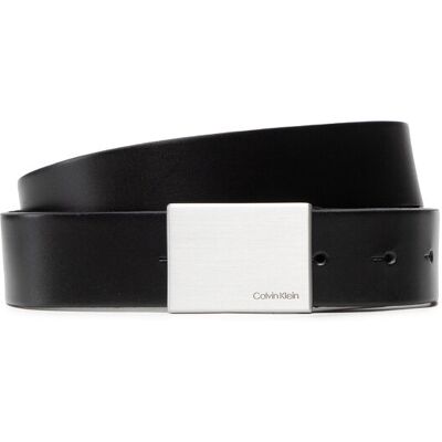 Calvin Klein Gürtel Formal Plaque Belt 3.5cm K50K504309 Schwarz 90 male Calvin Klein Gürtel Formal Plaque Belt 3.5cm K50K504309 Schwarz 90 male