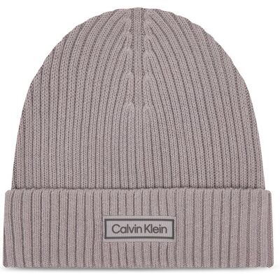 Calvin Klein Mütze Patch Chunky LV04D8053G Grau 00 unisex Calvin Klein Mütze Patch Chunky LV04D8053G Grau 00 unisex