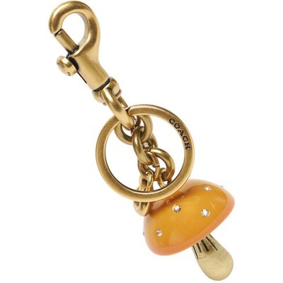 Coach Schlüsselanhänger Mushroom CZ123 Goldfarben NOSIZE female Coach Schlüsselanhänger Mushroom CZ123 Goldfarben NOSIZE female