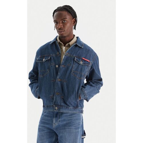 Quiksilver Jeansjacke All Ride Denim Jkt EQYJK04177 Blau Regular Fit S male