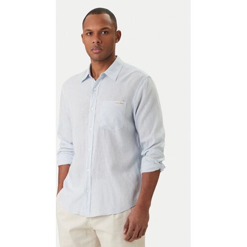 Calvin Klein Jeans Hemd LV04RF121G Himmelblau Regular Fit S male