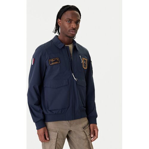 Aeronautica Militare Bomberjacke 261AB3049UCT04290 Dunkelblau Regular Fit 54 male