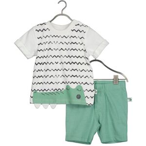 Blue Seven Set T-Shirt und Shorts 422189 X Grün Regular Fit 62 male Blue Seven Set T-Shirt und Shorts 422189 X Grün Regular Fit 62 male