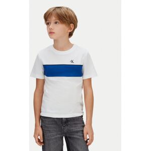 Calvin Klein Jeans T-Shirt Panel Colorblock IB0IB02609 Weiß Regular Fit 14 male Calvin Klein Jeans T-Shirt Panel Colorblock IB0IB02609 Weiß Regular Fit 14 male