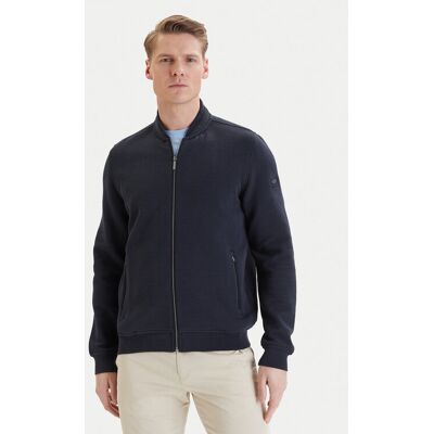 Bugatti Sweatshirt 8750-75174C Dunkelblau Regular Fit 3XL male Bugatti Sweatshirt 8750-75174C Dunkelblau Regular Fit 3XL male