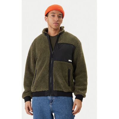 Element Fleecejacke Oak Sherpa ELYJK00224 Khakifarben Regular Fit S male Element Fleecejacke Oak Sherpa ELYJK00224 Khakifarben Regular Fit S male