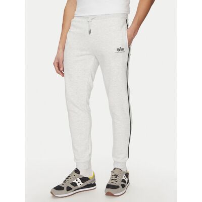 Alpha Industries Jogginghose Small Logo 156374 Grau Regular Fit L male Alpha Industries Jogginghose Small Logo 156374 Grau Regular Fit L male
