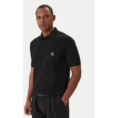Armani Exchange Poloshirt XM000367 AF13022 UC001 Schwarz Regular Fit S male Armani Exchange Poloshirt XM000367 AF13022 UC001 Schwarz Regular Fit S male