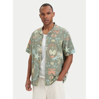 Billabong Hemd Vacay EBYWT03019 Dunkelgrün Relaxed Fit XS male Billabong Hemd Vacay EBYWT03019 Dunkelgrün Relaxed Fit XS male