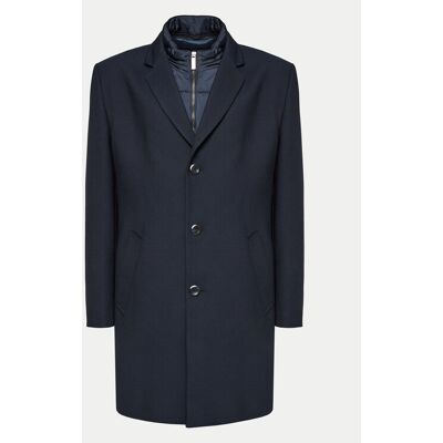 Bugatti Wollmantel 626228-64084 Dunkelblau Regular Fit 56 male Bugatti Wollmantel 626228-64084 Dunkelblau Regular Fit 56 male
