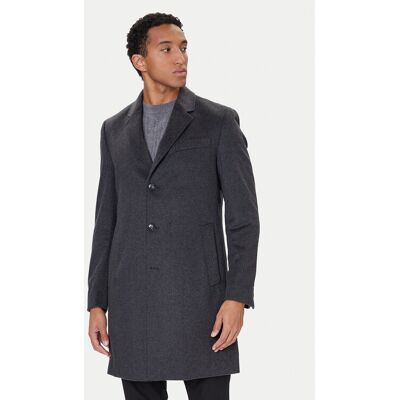 BOSS Wollmantel Hyde 50549187 Grau Slim Fit 54 male BOSS Wollmantel Hyde 50549187 Grau Slim Fit 54 male