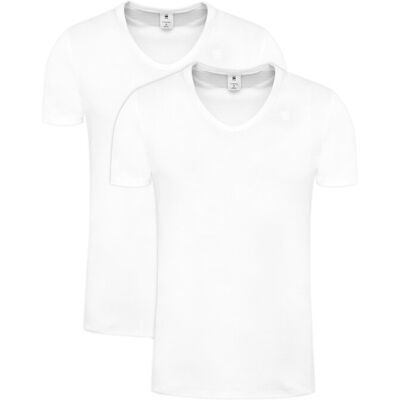 G-Star Raw T-Shirt-Set Base D07207-124 Weiß Slim Fit L male G-Star Raw T-Shirt-Set Base D07207-124 Weiß Slim Fit L male