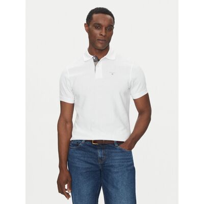 Barbour Poloshirt Tartan MML0012WH11 Weiß Tailored Fit 3XL male Barbour Poloshirt Tartan MML0012WH11 Weiß Tailored Fit 3XL male