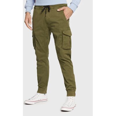 Alpha Industries Joggers Twill 116202 Grün Regular Fit XXL male Alpha Industries Joggers Twill 116202 Grün Regular Fit XXL male