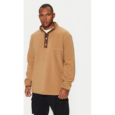 Brave Soul Fleecejacke MSS-675DOM Braun Relaxed Fit L male Brave Soul Fleecejacke MSS-675DOM Braun Relaxed Fit L male